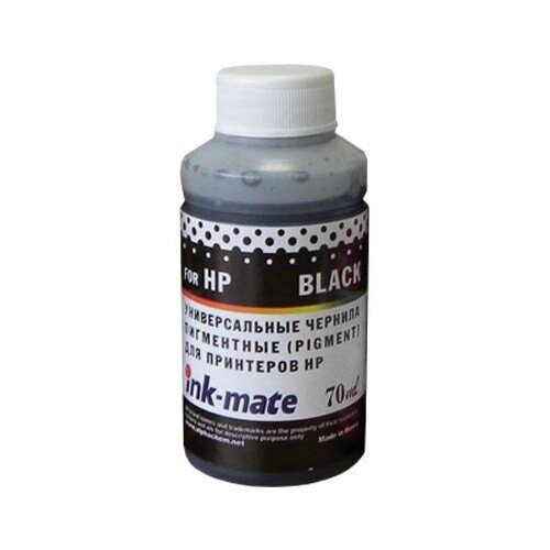 чернила универсальные для hp 70мл black pigment himb ua ink mate Чернила универсальные для HP (70мл, black, Pigment) HIMB-UA Ink-Mate