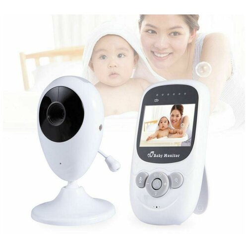 Видеоняня Digital Video Wireless Baby Monitor 2.4 TFT LCD беспроводная видеоняня vb603 3 2 дюйма жк дисплей двусторонняя связь ночное видение