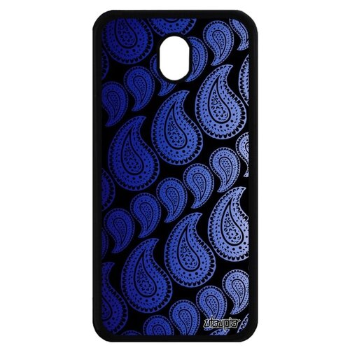 фото Красивый чехол на смартфон // galaxy j7 2017 // "кружевной узор" стиль капля, utaupia, синий