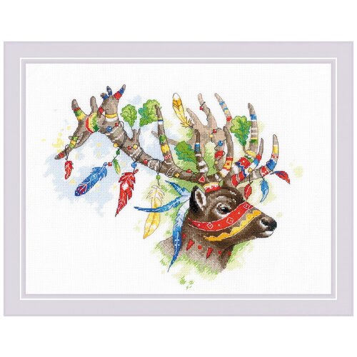 фото Набор для вышивания риолис 1940 благородный олень