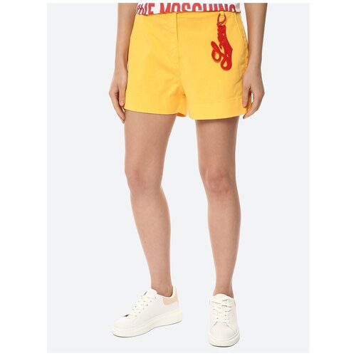 фото Шорты для женщин, love moschino, модель: wo17580s3795i61, цвет: жёлтый, размер: 40