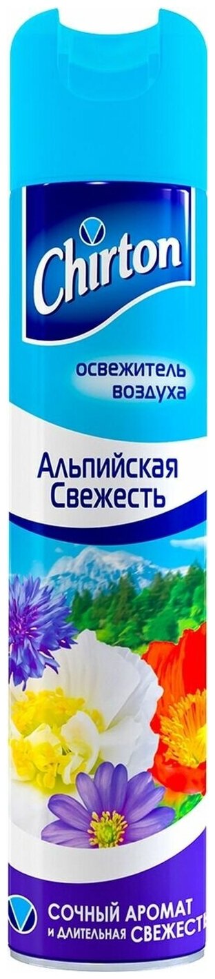 Освежитель воздуха Chirton "Альпийская свежесть" для дома, туалета и ванны, 300 мл