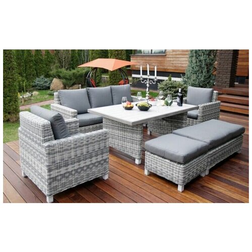 Премиальный комплект плетеной мебели бали