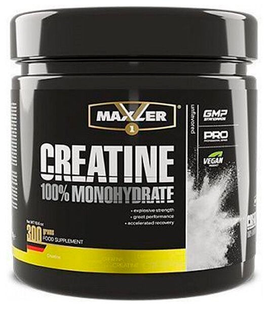 Creatine 100% Monohydrate, 300 г, Unflavored / Без вкусовых добавок