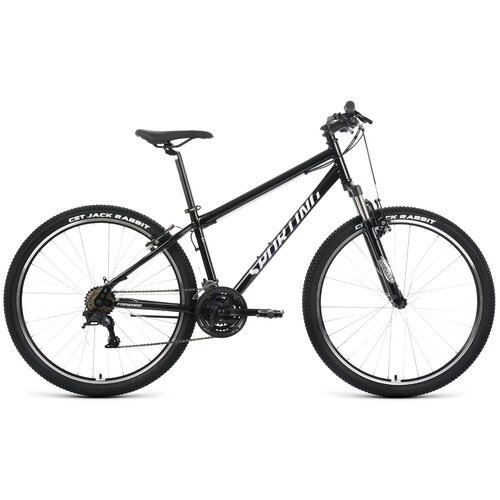 Горный (MTB) велосипед FORWARD Sporting 27.5 1.2 (2022) черный/серебристый 17 (требует финальной сборки)