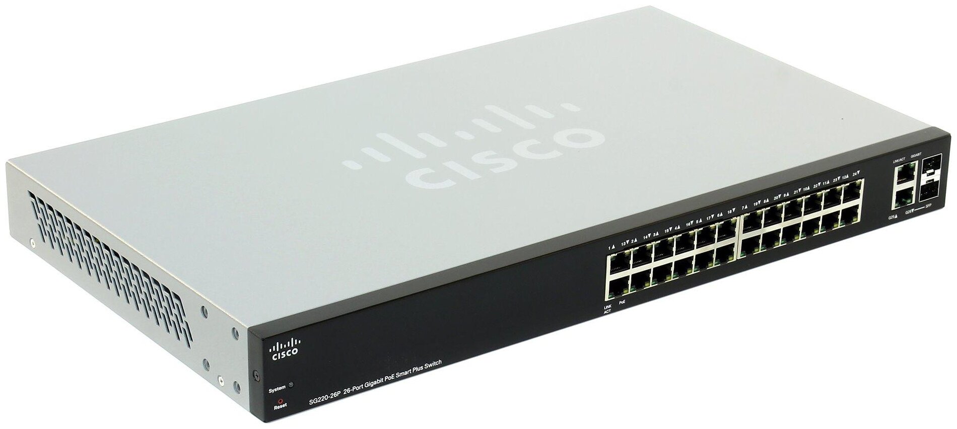 Коммутатор Cisco SG220-26P-K9-EU