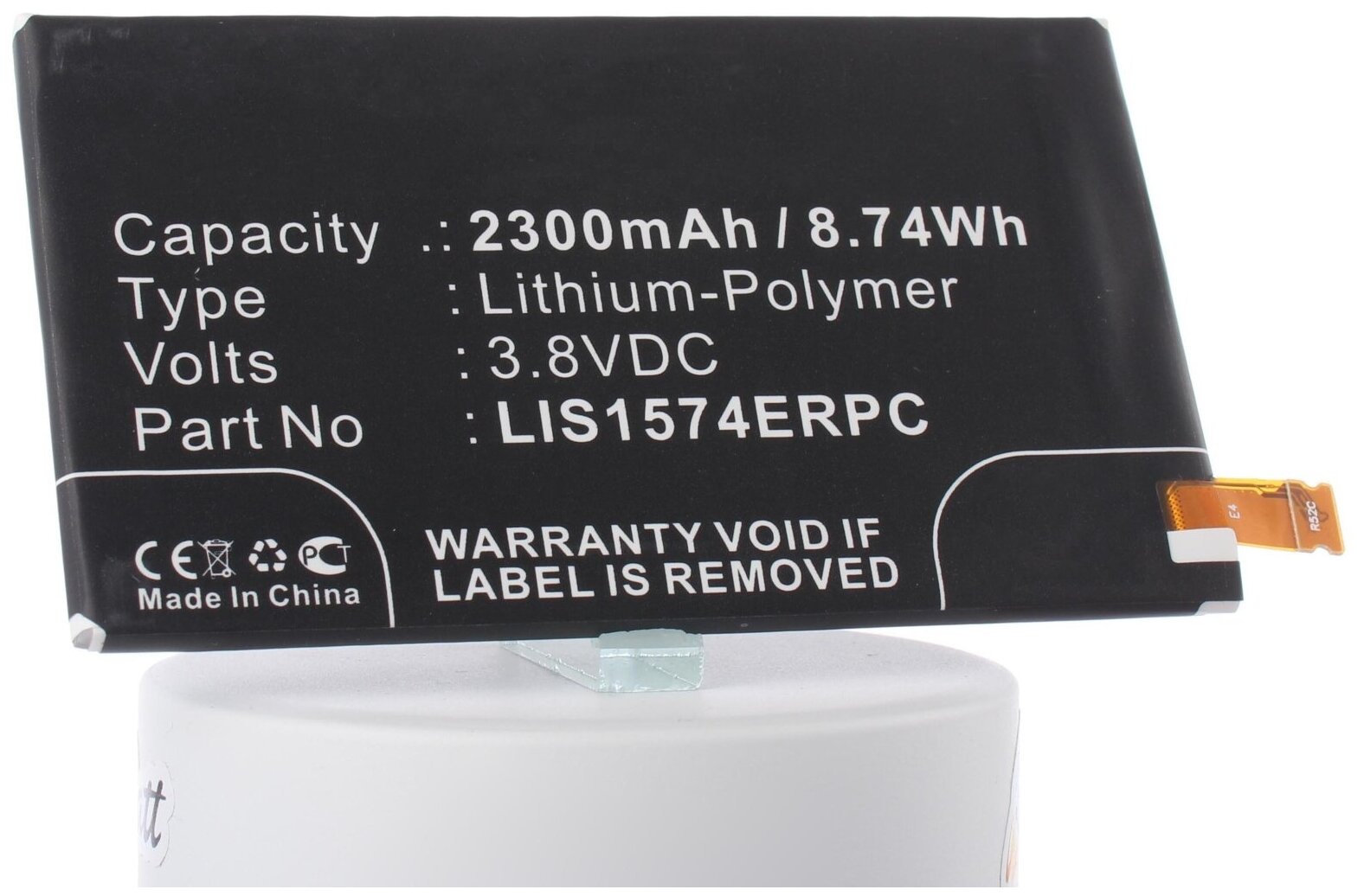 Аккумуляторная батарея iBatt 2300mAh для Sony Ericsson E2124, Xperia E4g Dual, Xperia A2 SO-04F, Xperia Z2 mini, E2053, E2043, E2104, E2114, E2033, E2115