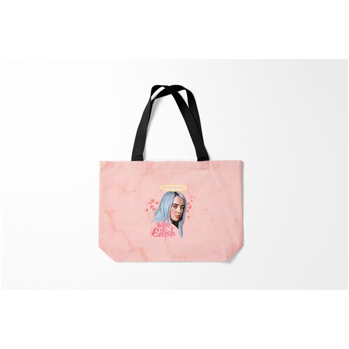 фото Сумка-шоппер / 46х35 см / разная музыка / billie eilish burnettie