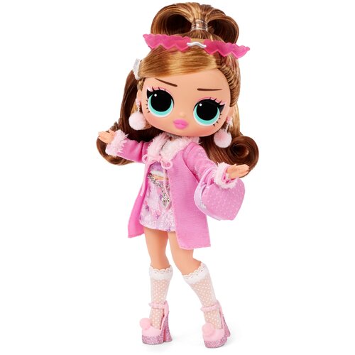 набор детской декоративной косметики markwins lol surprise 1482226e косметика для лица и ногтей в кейсе куклы лол Кукла L.O.L. Surprise Tweens Fashion Doll Fancy Gurl 16,5 см, 576679 розовый