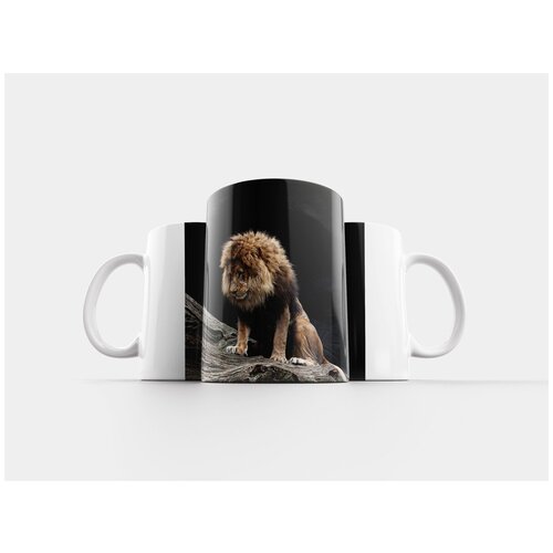 фото Кружка "лев, хищник, мужской" 320 мл lotsprints