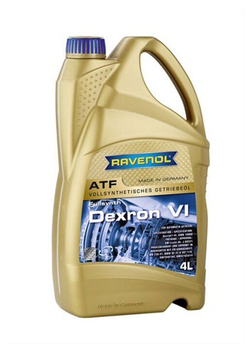 Трансмиссионное масло ATF Dexron VI ( 4л) (второй номер 4014835732292) Ravenol 1211105-004-01-999