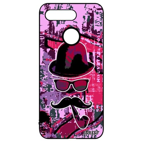 фото Чехол на мобильный // honor v20 / view 20 // "мистер усы" стиль гламур, utaupia, розовый