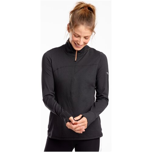 фото Толстовка беговая saucony challenge quarter zip black heather (us:l)