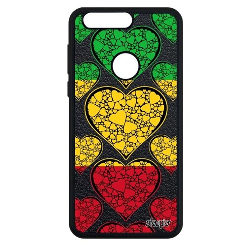 фото Качественный чехол на смартфон // honor 8 // "флаг мали с сердцем" стиль дизайн, utaupia, цветной