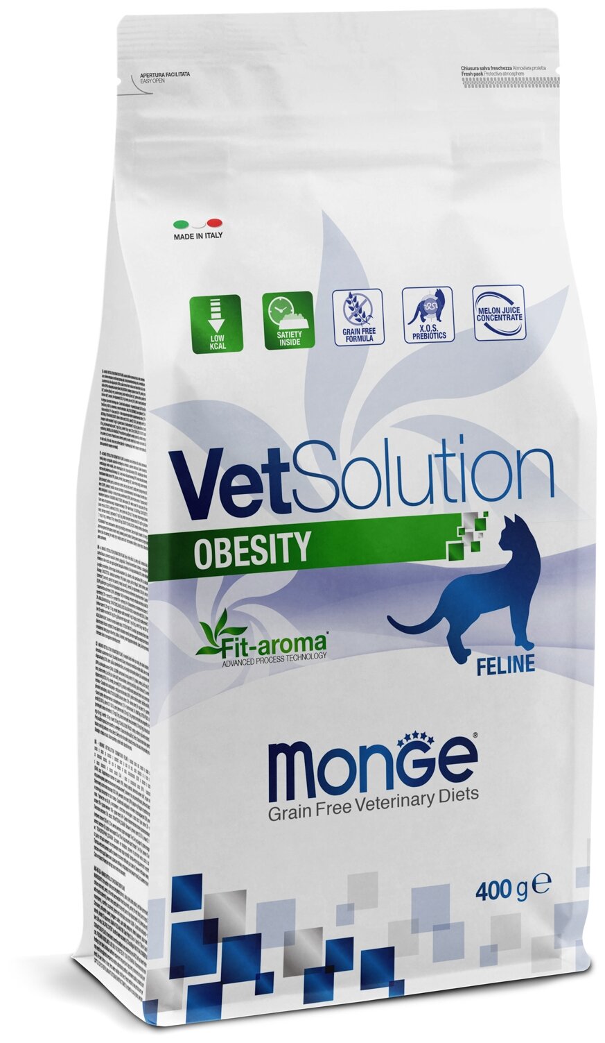 Monge VetSolution Cat Obesity корм сухой для кошек 400 г - фото №1