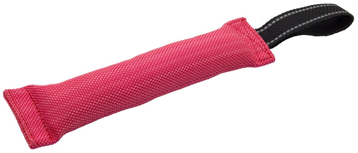 Игрушка для собак Каскад Кусалка из шланга красная розовая 28 х 8 см