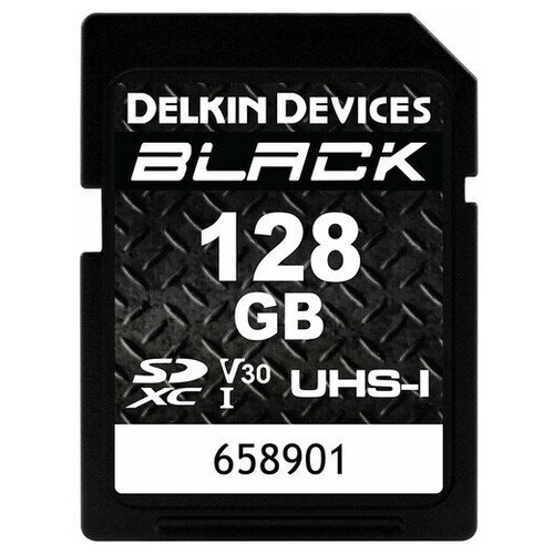 Карта памяти Delkin Devices Black Rugged SDXC 128GB UHS-I V30