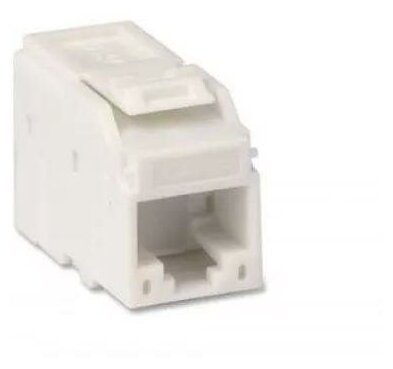 Модуль Keystone RJ45 CAT6 не экранированный белый (12шт в упаковке)