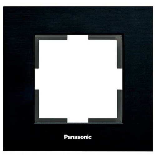 Рамка Panasonic Karre Plus WKTF08013AB-RU декоративная 1x металл черный упак.1шт
