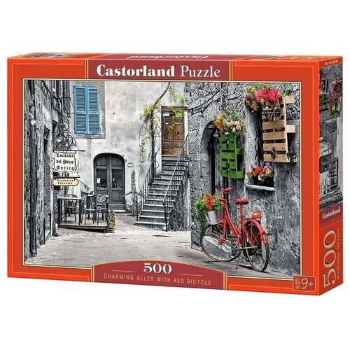 Пазлы Castorland Красный велосипед, 500 деталей