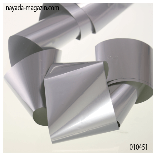 Фольга Nayada для дизайна ногтей Нежное серебро 70Х5 см masura гель паутинка эластичная фольга серебро