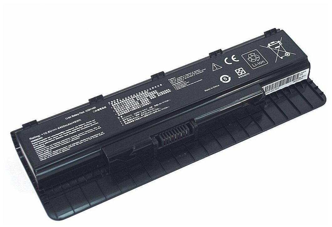 Аккумуляторная батарея для ноутбука Asus GL771 (A32N1405-3S2P) 10.8V 5200mAh OEM черная