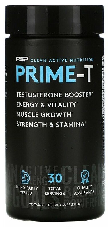 RSP Nutrition, Prime-T,  , 120 