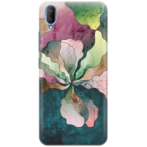 фото Gosso ультратонкий силиконовый чехол-накладка для vivo v11 с принтом "прекрасные цвета"