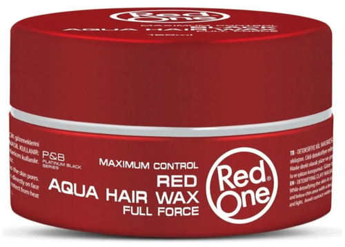 RedOne Аква-воск для волос ультрасильной фиксации мини-версия Aqua Hair Wax Mini RED, 50 мл