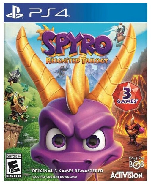 Игра для PS4: Spyro Reignited Trilogy