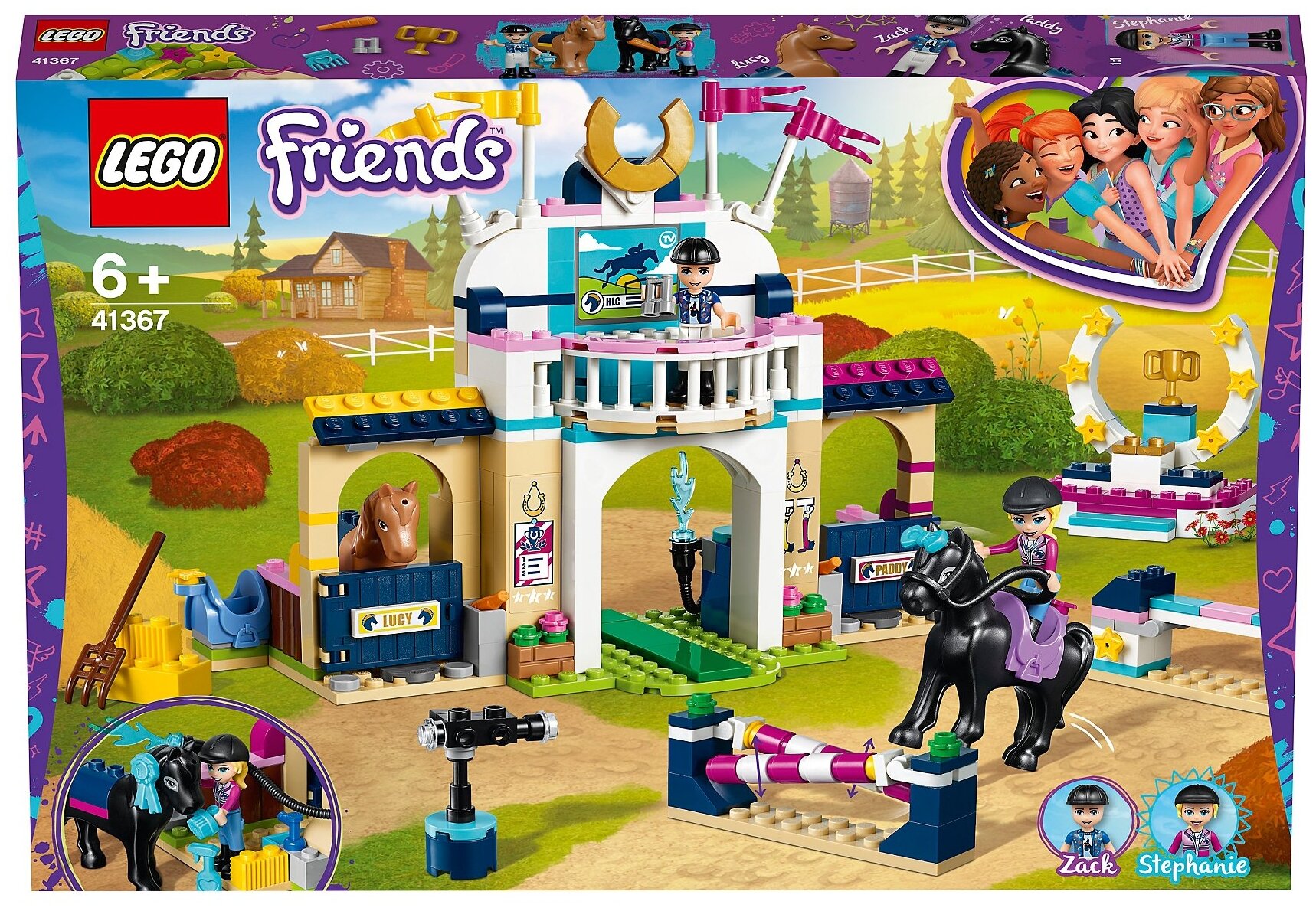 Lego Конструктор LEGO Friends 41367 Соревнования по конкуру