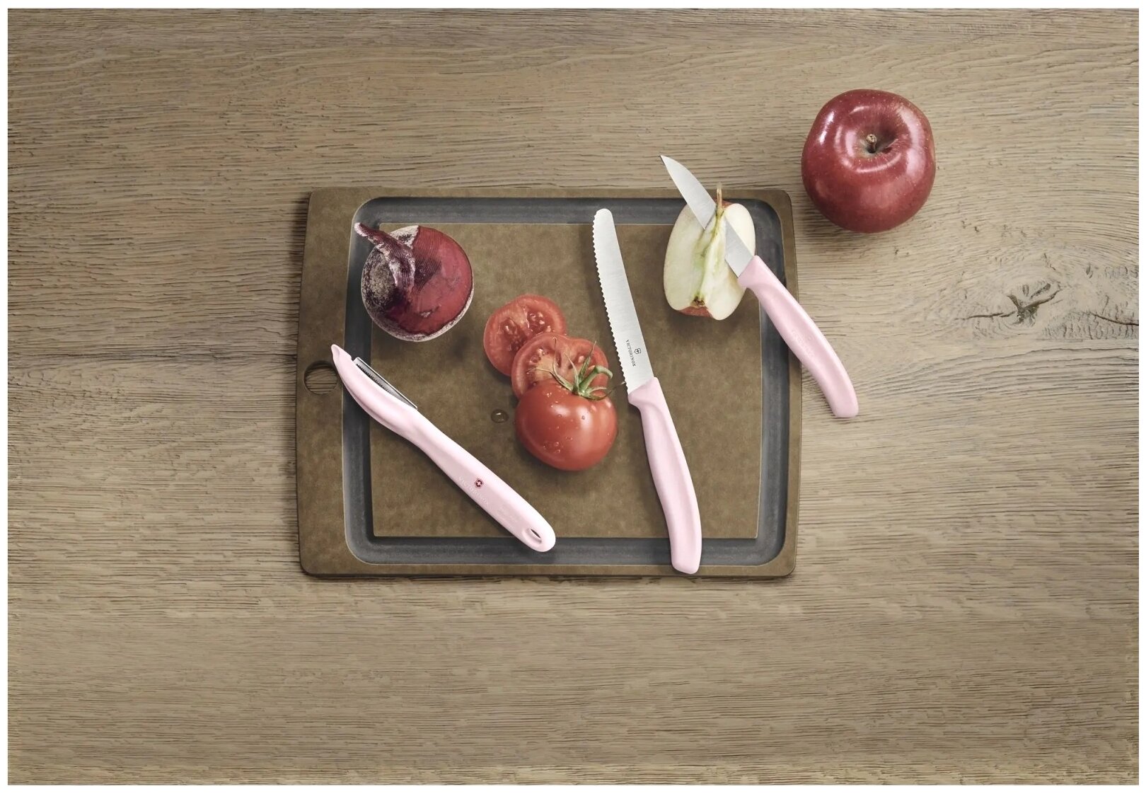 Набор из 3 ножей Victorinox Swiss Classic: нож для овощей, столовый нож 11 см, нож для овощей 8 см