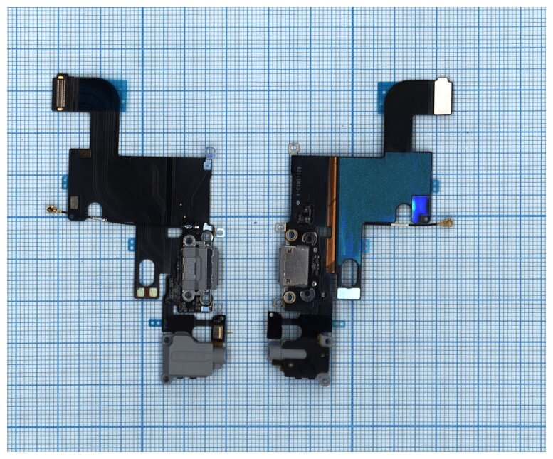 Шлейф разъема питания для iPhone 6 серый