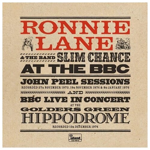 Ronnie Lane And Slim Chance - At The BBC (Purple RSD) виниловая пластинка stiff little fingers bbc live in concert 0190296503276