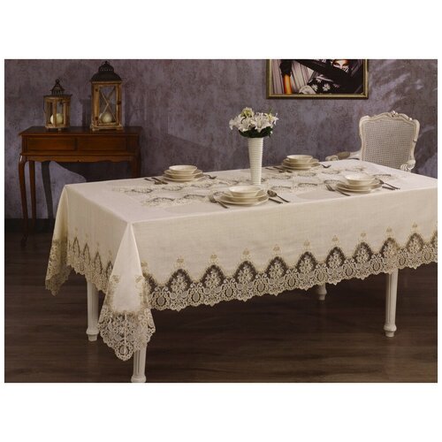 Grazie home Скатерть Fawna Цвет: Бежевый (160х260 см)