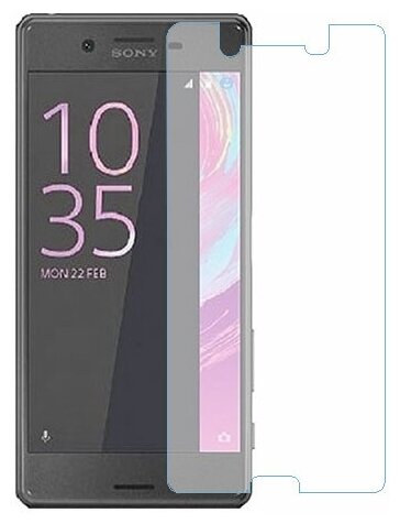 Sony Xperia X Performance защитный экран из нано стекла 9H одна штука