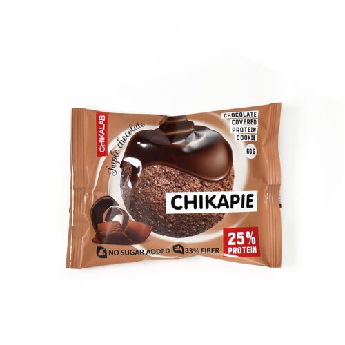 подсластитель milford сукралоза с инулином 370 шт Шоколад Chikalab Chikapie, 60 г, triple chocolate