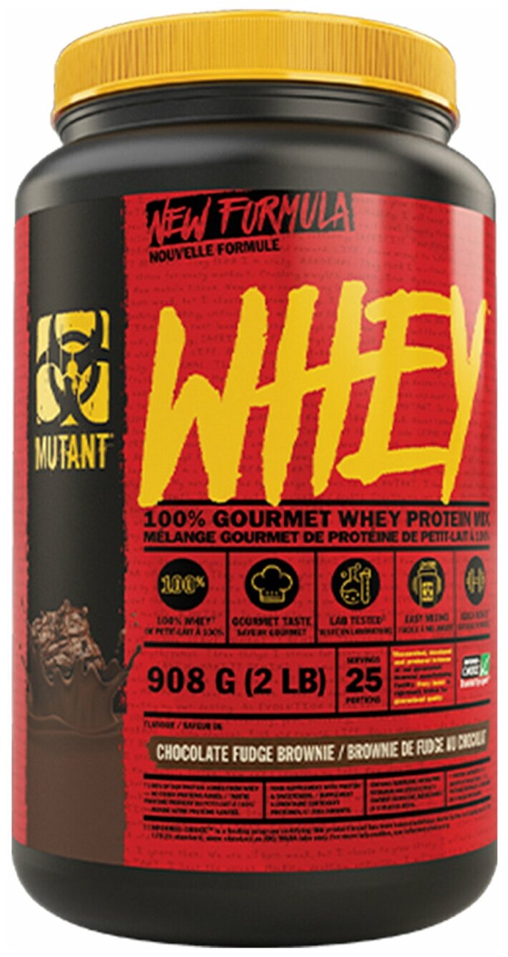 Протеин Mutant Whey 2 lb Chocolate Fudge Brownie