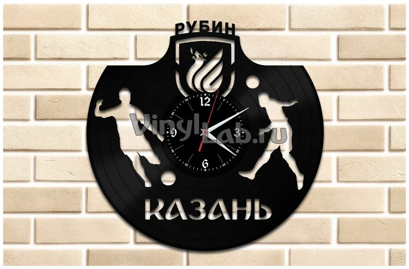 ФК Рубин — часы из виниловой пластинки (c) VinylLab