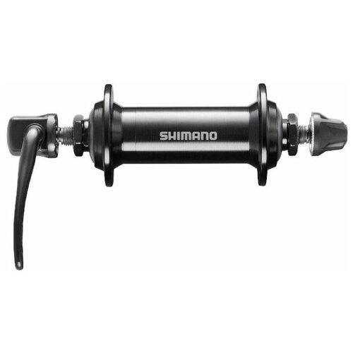 Втулка передняя Shimano Tourney HB-TX500 (32H, черная) втулка передняя shimano m475 32 отверстия qr серебро ehbm475bs5