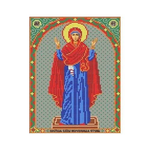 Богородица Нерушимая стена Рисунок на ткани 18,5х26,5 Каролинка ткби 4088 18,5х26,5 Каролинка ткби 4088
