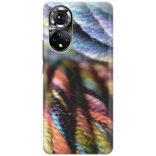 фото Силиконовый чехол на honor 50 / хонор 50 с принтом "пряжа gosso