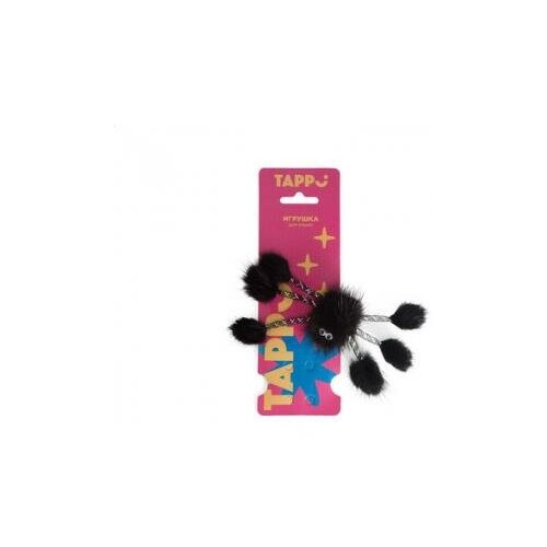 tappi игрушки tappi игрушки тоннель для кошек квик 115 30 см Tappi Раш, паук из натурального меха норки Арт.37619