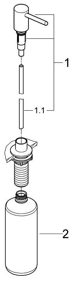 Дозатор жидкого мыла Grohe - фото №3