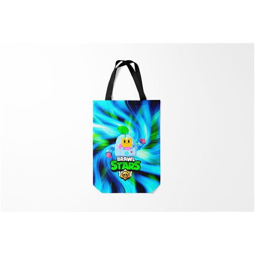 фото Сумка-шоппер / 31х42 см / геймерам / brawl stars sprout. burnettie