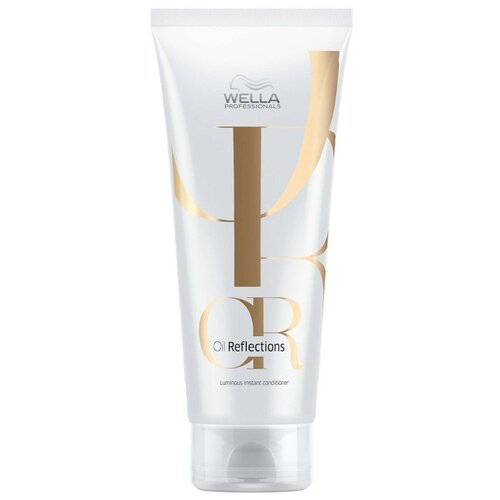 Wella Professionals кондиционер Oil Reflections Luminous Instant Conditioner для всех типов волос, 200 мл wella professionals oil reflections разглаживающее масло для интенсивного блеска волос 100 мл бутылка