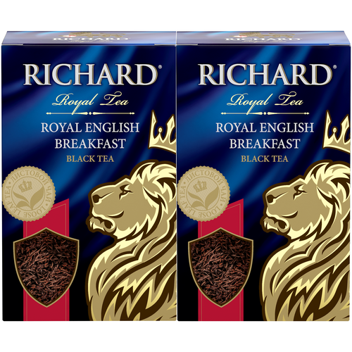 Чай Richard Royal English Breakfast,черный, 90г , 2 шт.