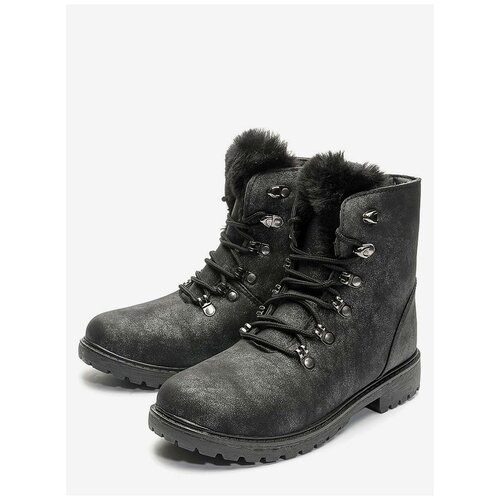 фото Ботинки женские, цвет черный, размер 36, бренд crosby, артикул 488483/01-03