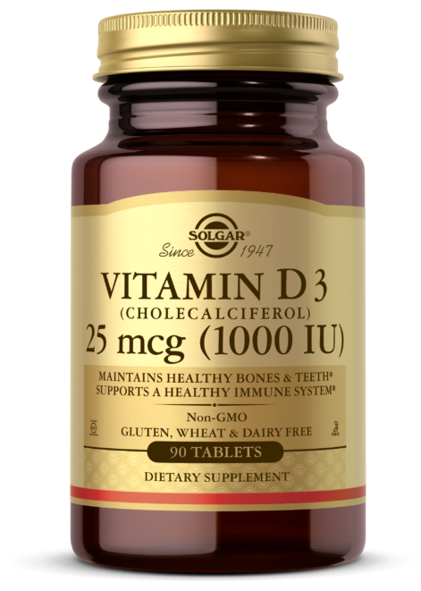 Vitamin D3 (Cholecalciferol), 1000 ME, 90 шт.