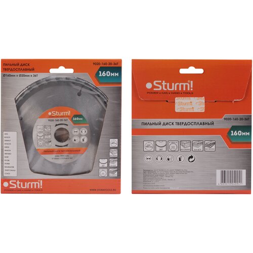 Пильный диск Sturm! 9020-160-20-36T 160х20 мм диск пильный sturm 9020 210x30x48t